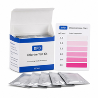 Réactifs en poudre pour chlore libre DPD compatibles Hach, format coussinets 2105545-CN, 100 tests de qualité de l'eau