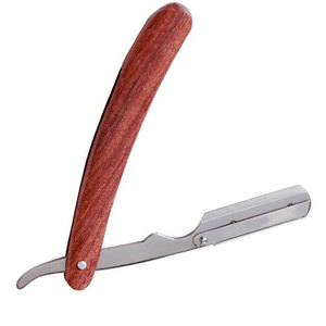 Professional Single Blade Safety Razor Stainless Steel Blade Wooden Handle Reusable Personal Grooming Tool Durable Personal Care - Product Image 4