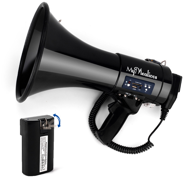 ABS 50W Multifunction Handheld Megaphone Speaker Loudspeakers