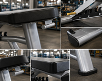 Banc de musculation réglable de haute qualité, adapté à un usage commercial et domestique.