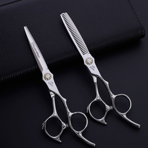 Tijeras para el cabello ChuanBei, tijeras de acero inoxidable de 6 pulgadas con rodamientos para peluquería profesional - Product Image 1