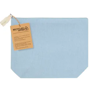 Beauty case Belix in cotone riciclato, gadget sostenibili - Product Image 3