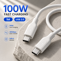 Câble USB-C vers USB-C Premium 100W 1M 5A PD à Charge Rapide USB 2.0 Tressé pour Ordinateurs Portables Fournisseur OEM ODM avec Logo