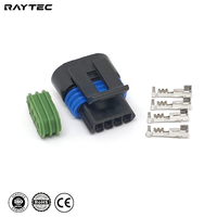 Kits de connecteurs de capteur étanches à 4 broches pour automobile 12162190 DJR7041Y-1.5-21 Chevrolet Buick MAP IAC Valve Cuivre IP67 12V 15A Câblage