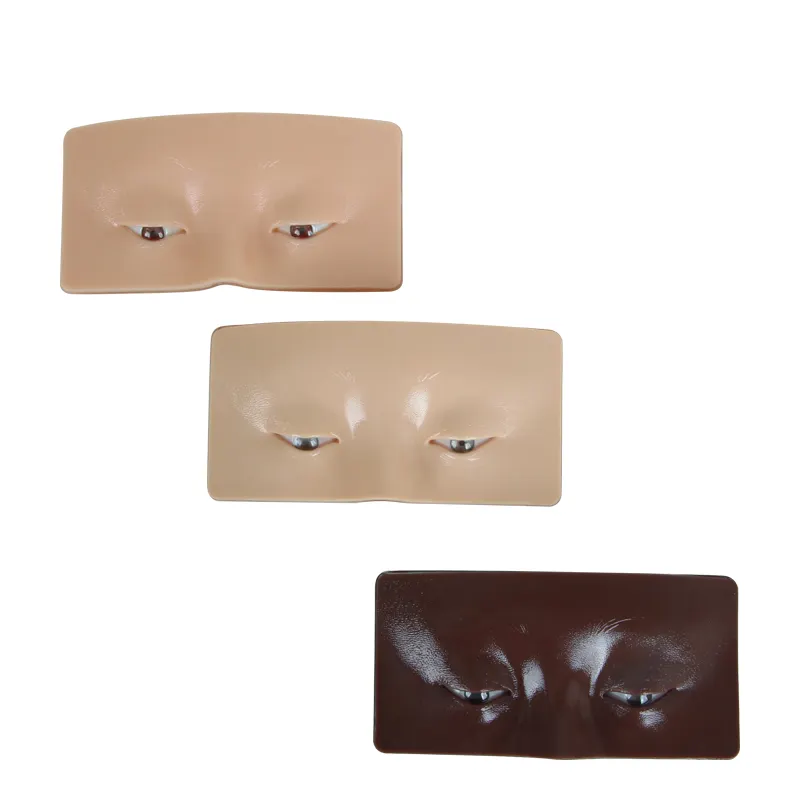 5D Eyebrow Makeup Practice Board Reusable Brow Mannequin Bionic Silicone Skin Pad Makeup Artist Board