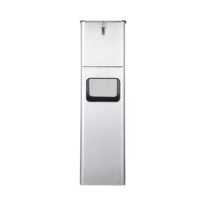 Grand distributeur de mouchoirs en métal seau de rangement en acier inoxydable pour <span class=keywords><strong>poubelle</strong></span> carrée de désinfection pour hôtel, salle de sport et aéroport - Product Image 2