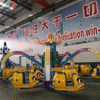 Usine de parc d'attractions bon marché pour enfants nouveau style de jeu Happy Rotary Flying Octopus Rides