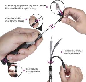 هونغ يى البسيطة مفك بت المغناطيسي الهاتف المحمول المصنعين الكمبيوتر مفك مسامير المغناطيسي نظارات البلاستيك مفك مجموعة - Product Image 5