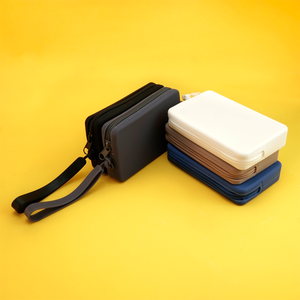 <span class=keywords><strong>Portafoglio</strong></span> da <span class=keywords><strong>donna</strong></span> in Silicone minimalista <span class=keywords><strong>con</strong></span> chiusura a cerniera <span class=keywords><strong>portamonete</strong></span> portatile alla moda per uomo - Product Image 5