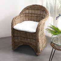Chaise de salle à manger en rotin bambou indonésie