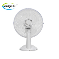 Nouveauté Ventilateur de bureau/table mécanique à refroidissement par air de 12 pouces 3 vitesses Faible bruit Facile à utiliser Électrique pour la maison, le bureau, la voiture
