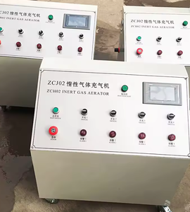 Une petite machine portable pour le remplissage de verre au gaz argon, adaptée à l'utilisation dans les lignes de production de verre isolant. - Product Image 6