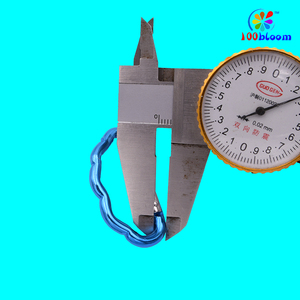 Trung Quốc nhà máy phần cứng bán buôn mới nhất phong cách quảng cáo Keychain đám mây hình Carabiner Clip nhôm móc - Product Image 5
