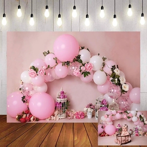 Fondo Fotográfico para Cumpleaños, Primer Baby Shower, Pastel, <span class=keywords><strong>Foto</strong></span> de Bebé Recién Nacido, Diseño Interior Rosa, <span class=keywords><strong>Estudio</strong></span> Fotográfico - Product Image 2