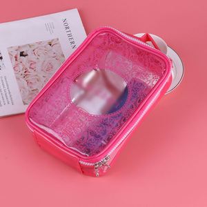 Portable Patterned PVC Wash Travel Hand-held Storage <b>Makeup</b> <b>Bag</b> Wholesale - Product Image 3
