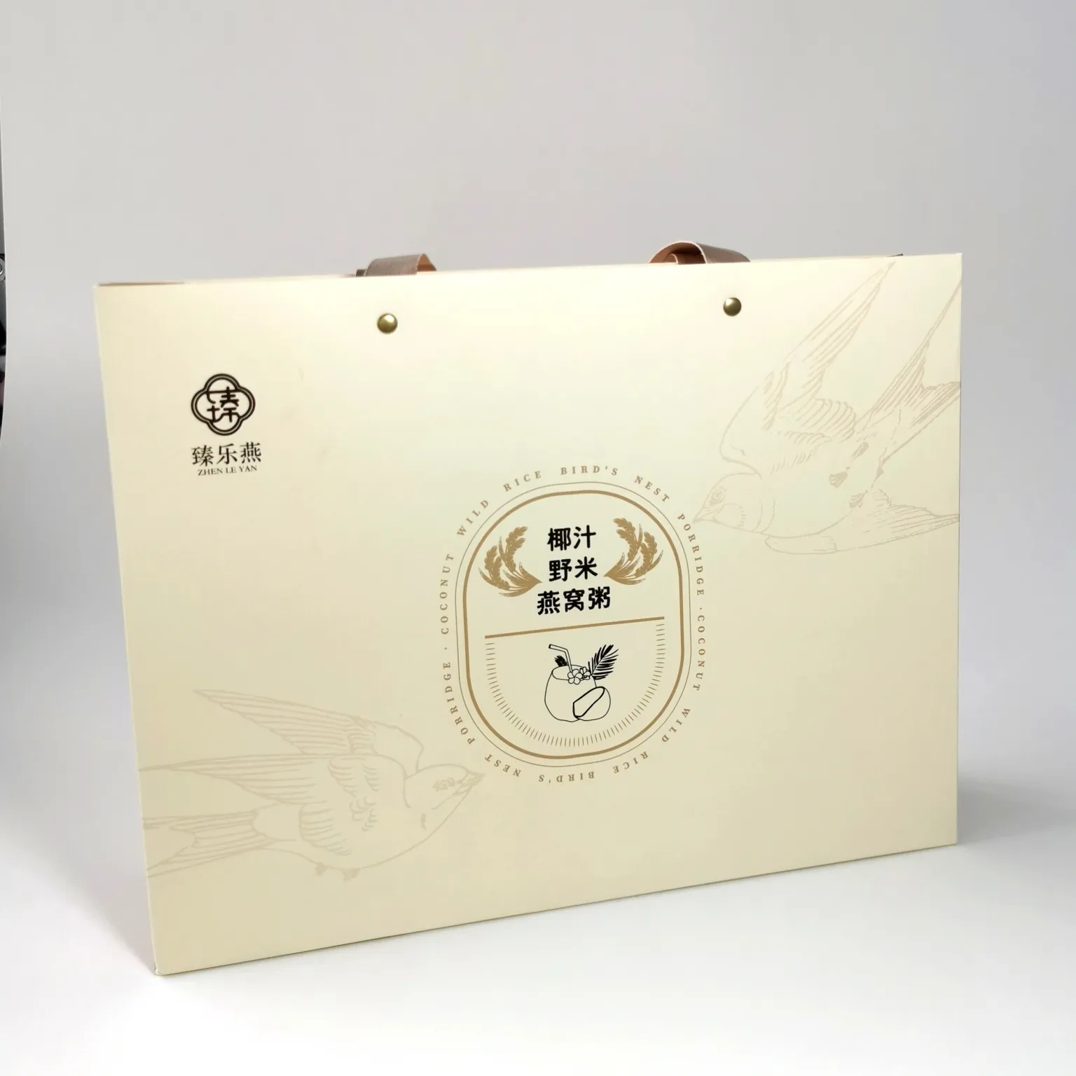 Bolsas de regalo de papel de compras con estampado en caliente, impresión personalizada, negro, con asas