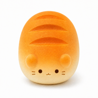 Roti Squishy Grosir Super Lembut Bentuk Kucing Meow Meow, Roti Panggang Bentuk Kucing, Slow Rising, Pereda Stres, Mainan Lucu, Laris Manis