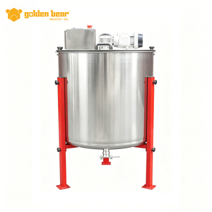 Gran Oferta: Extractor de Miel Radial Eléctrico de 8 Cuadros, Centrífuga de Miel Automática de Acero Inoxidable, Suministros de Apicultura - Product Image 1