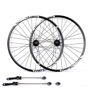 Juego de Ruedas para <span class=keywords><strong>Bicicleta</strong></span> de Montaña de <span class=keywords><strong>26</strong></span>/27.5/29 Pulgadas, 32H, 120 Clics, Llanta de Aleación de Aluminio, Freno de Disco, Eje Pasante, Liberación Rápida - Product Image 5