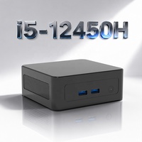 Mini PC Morshow I5-12450H, Gráficos Iris Xe, DDR4 de Doble Canal, SSD de 128G/256G/1TB, Pantalla Triple 4K, LAN 2.5G, WiFi6, BT 5.2, Win11