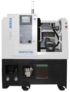 P3518 ad alta precisione a letto piatto mandrino elettrico a forma di torretta tornitura centro di fresatura macchina da taglio cnc tornio in metallo