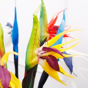 QiHao ดอกไม้ยางเทียมเนื้อสัมผัสเหมือนจริง,<span class=keywords><strong>Strelitzia</strong></span> <span class=keywords><strong>Reginae</strong></span> - Product Image 6