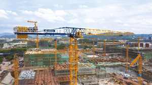 Grúa Torre Sin Plataforma JHT7527B-20, Longitud de Brazo de 70M, Grúa Torre de Techo Plano para Elevación de Materiales de Construcción - Product Image 2