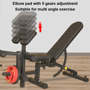 Ensemble <span class=keywords><strong>de</strong></span> bancs <span class=keywords><strong>de</strong></span> <span class=keywords><strong>musculation</strong></span> multifonctions pour l'entraînement d'haltérophilie <span class=keywords><strong>avec</strong></span> prédicateurs <span class=keywords><strong>Curl</strong></span> & <span class=keywords><strong>Leg</strong></span> Extend <span class=keywords><strong>Banc</strong></span> <span class=keywords><strong>de</strong></span> <span class=keywords><strong>musculation</strong></span> compact et réglable pour gymnastique - Product Image 4