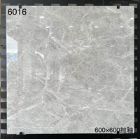 Carreaux de sol en céramique modernes antibactériens, entièrement polis, effet diamant, 600x600, pour la construction de pièces, Guangdong Foshan