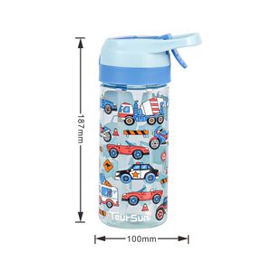 Toptan BPA içermeyen plastik spor su şişesi saman Tritan Sipper ile tırmanma için dış mekan sporları su şişesi sprey ile - Product Image 3