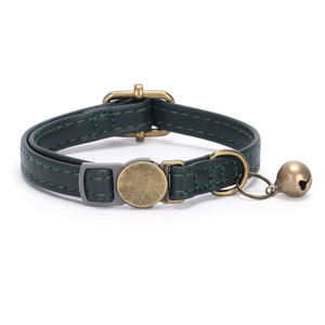 <span class=keywords><strong>Collar</strong></span> de gato de diseño Retro de alta calidad con hebilla de Metal de cuero PU multicolor nuevas correas de <span class=keywords><strong>collar</strong></span> características personalizadas - Product Image 2