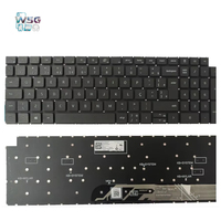 Clavier en plastique rétroéclairé LED de remplacement SZ-Wisbuild, disposition BR, pour Inspiron 3510/3511/3515/3525/3535