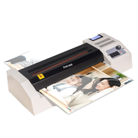 Plastifieuse Deli 3895 de haute qualité pour bureau/maison, format A4/A3/A5/A6, alimentation automatique du film, niveaux réglables, plastification à chaud/froid