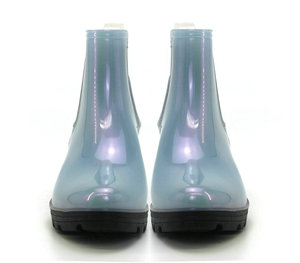 YL120 <span class=keywords><strong>Stivali</strong></span> Chelsea Impermeabili in PVC <span class=keywords><strong>Blu</strong></span> per <span class=keywords><strong>Donna</strong></span>, Scarpe da Pioggia Personalizzate alla Moda per Esterni - Product Image 3