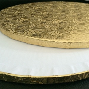 Wholesale Price High Quality <b>White</b> Corrugated Board Ring Cake Drum Board - Product Image 3