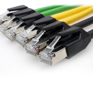 高灵活性工业以太网 Cat 6 UTP 电缆伺服 10Gbps 8 芯拖链 CEE 公头端 EU/US 插头 ETL/CE 认证 - Product Image 1