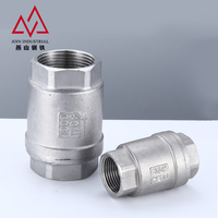 Válvula de Retención de Rosca Vertical de Precisión, de Acero Inoxidable, Autosellante, para Sistemas de Calefacción HVAC