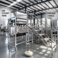 Ligne de production de céréales pour bébés de grande capacité, machine de fabrication de poudre nutritionnelle, usine de production de porridge instantané entièrement automatique