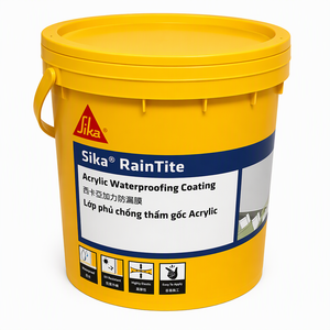 Revestimiento Impermeabilizante Acrílico <span class=keywords><strong>Sika</strong></span> RainTite de Alta Calidad, <span class=keywords><strong>Membrana</strong></span> Impermeabilizante Transparente y Penetrante para Paredes Exteriores y Baños - Product Image 1