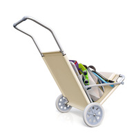 Personnalisable - Chaise longue de plage pliable 2-en-1 et chariot de camping |   Vente en gros de produits robustes