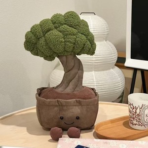 Jc Potted Series // Juguete de Peluche de Simulación en Maceta, Juguetes Reconfortantes, Regalo, Monstera Deliciosa, Orquídea, Girasol, Niña Pequeña - Product Image 2