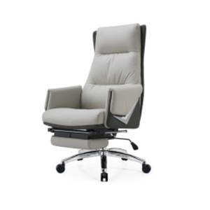 Chaise de bureau en cuir moderne et confortable avec accoudoirs et dossier 37731-1180A 37731-1181A 37731-6901A - Product Image 3