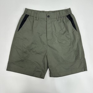 Pantalones cortos chinos para hombre, cintura elástica, bucles, Bolsillo grande, cremallera, estilo informal, tejido bordado, cintura media, antiarrugas, pantalones cortos para hombre - Product Image 5