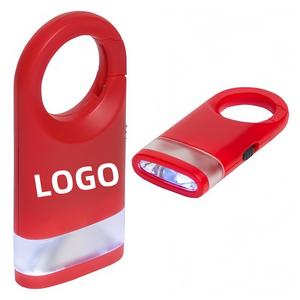 Custom Dual Shine Led Light Carabiner Kenmerken 2 In 1 Zaklamp En Stand-Up Lantaarnlamp Met Handige Ingebouwde Karabijnhaak Clip - Product Image 3