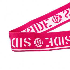 Low Price Y Type Open Side Nylon Custom Jacquard Underwear <b>Elastic</b> Band logo <b>Elastic</b> Waistband - Product Image 2