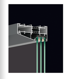 Fenêtre à auvent horizontale standard suspendue en acier inoxydable à <span class=keywords><strong>double</strong></span> <span class=keywords><strong>vitrage</strong></span> en alliage d'aluminium résidentiel, isolation thermique - Product Image 2
