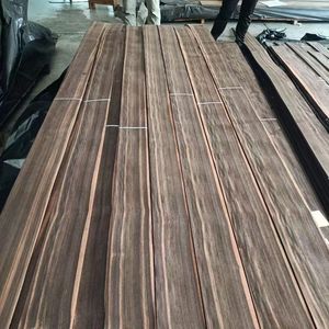 工場AAグレード天然黒檀木ベニヤシート0.5mm厚さホテル家具用 - Product Image 4