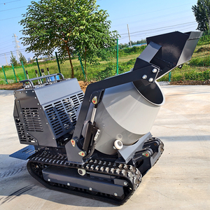Pengiriman Gratis Mini <span class=keywords><strong>Concrete</strong></span> Mixer Dumper Pump Motor Hidrostatis Beroda Rantai 2M/Jam Efisiensi Tinggi Bersertifikasi AIDE CE EURO5 15kW - Product Image 1
