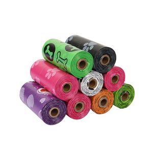Nuevas Bolsas Biodegradables y Compostables para Desechos de Mascotas, Multicolores, para Excrementos de Perro, 10 Rollos, Venta al Por Mayor, Fabricante, Personalizables - Product Image 2