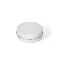 Pot en aluminium rond blanc de 30ml avec couvercle à vis 1 oz DIY Lip Balm Container en aluminium Tin Box